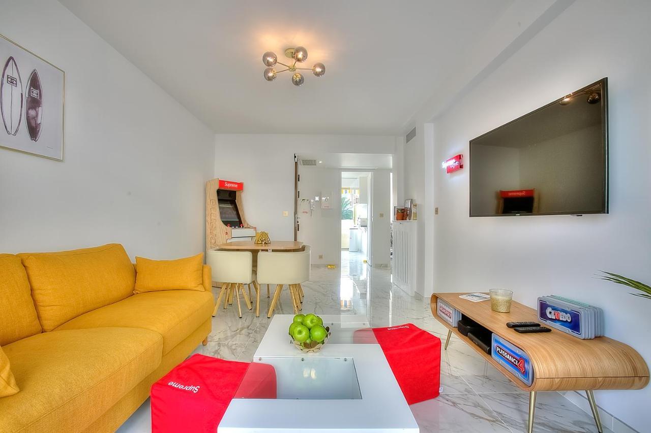 Luxury 4 Stars Apartment With 2 Terraces, Cannes Croisette Екстериор снимка
