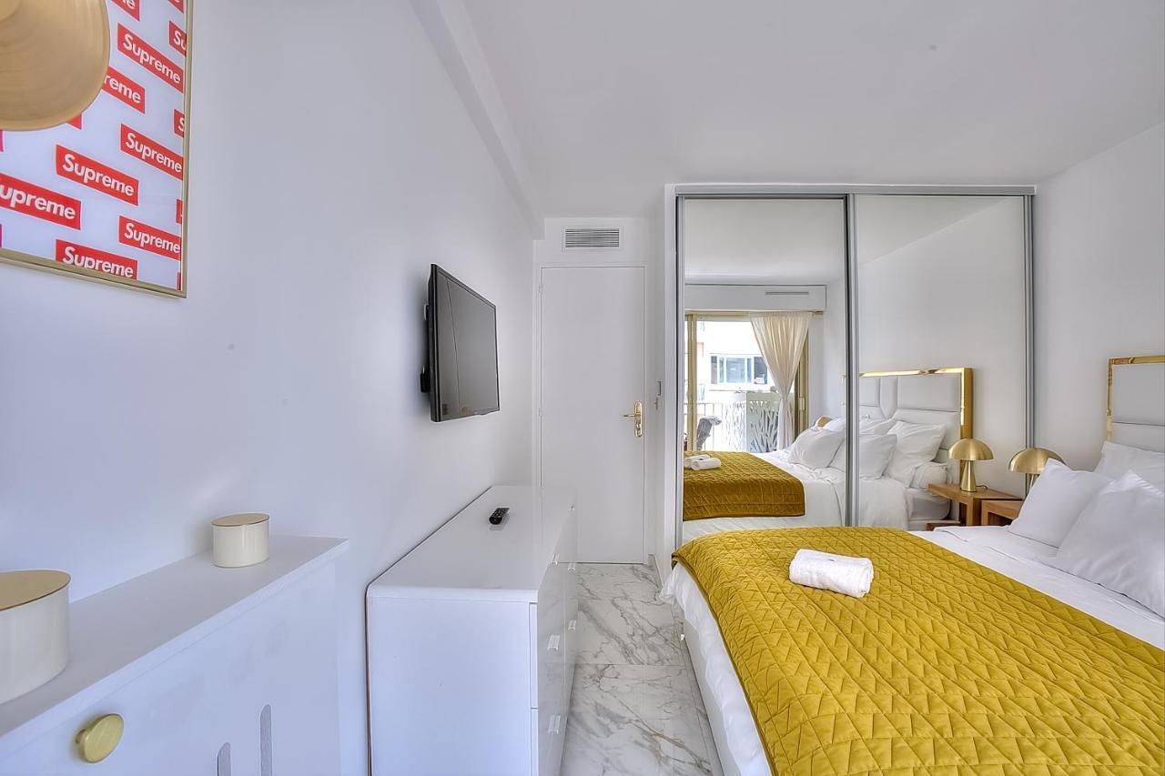 Luxury 4 Stars Apartment With 2 Terraces, Cannes Croisette Екстериор снимка