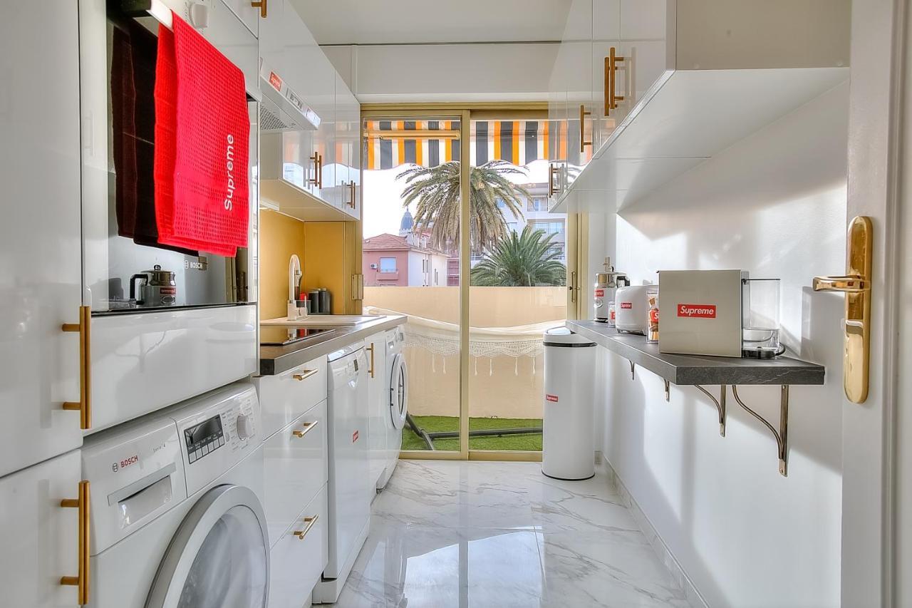 Luxury 4 Stars Apartment With 2 Terraces, Cannes Croisette Екстериор снимка
